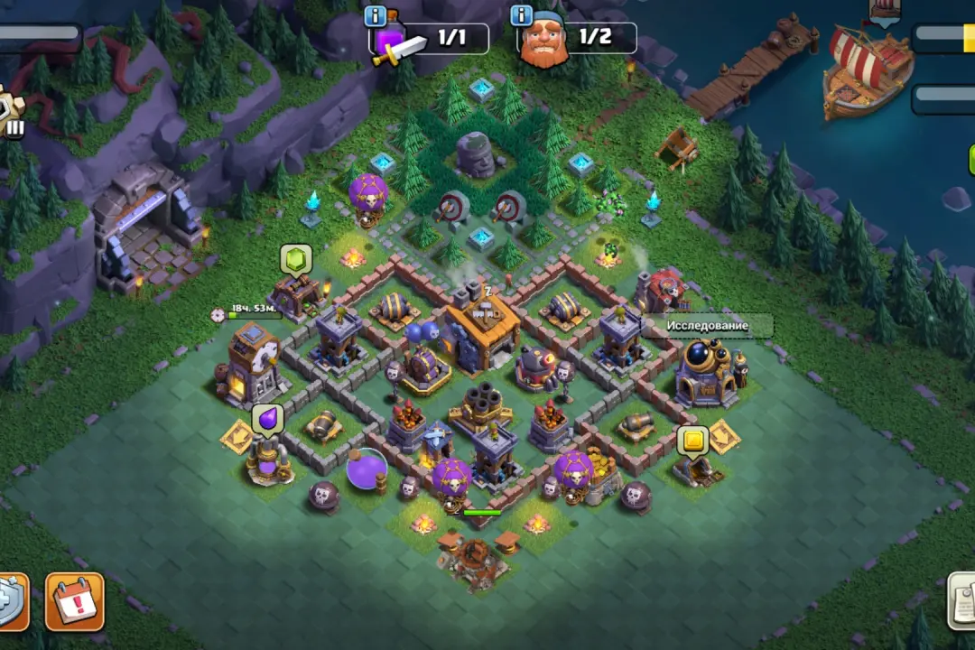 Аккаунт COC 12тх фулл 100% (6854)